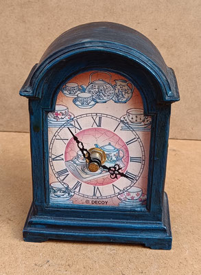Reloj madera. Ref 6659/050. 14x10x6