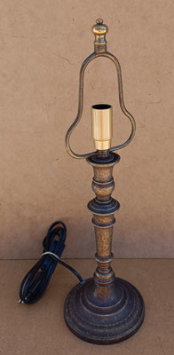 Base lámpara bronce. Ref 20100050. 44x12. Pareja disponible 