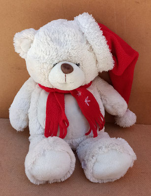 Oso peluche musical. Canta Jingle Bells. 