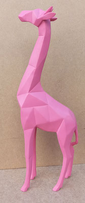 Jirafa origami resina. Ref 2363. 38x11x5