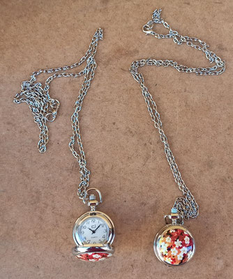 Reloj cadena a pilas. Ref 404025. 45x3x1