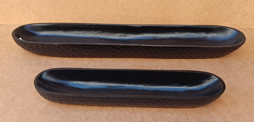 Bandejas madera. Ref MK108. Grande 55x9,5x5,5. Pequeña 37x7,5x5