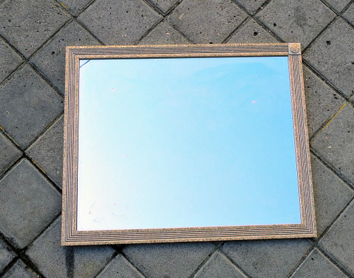 Espejo madera. 55x45