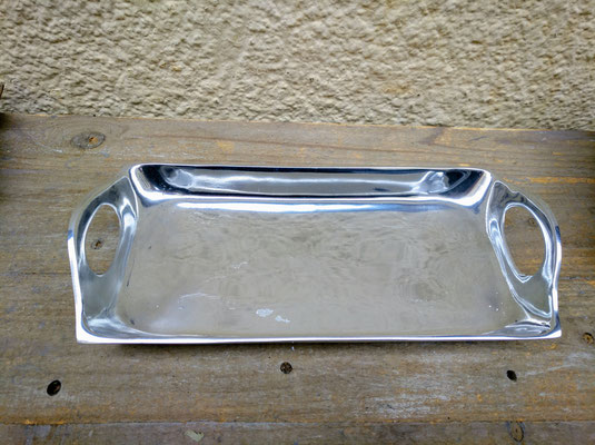 Bandeja aluminio. Ref 2312423. 28,5x13x6