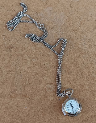 Reloj cadena a pila. Ref FR012. 3,5x2,5