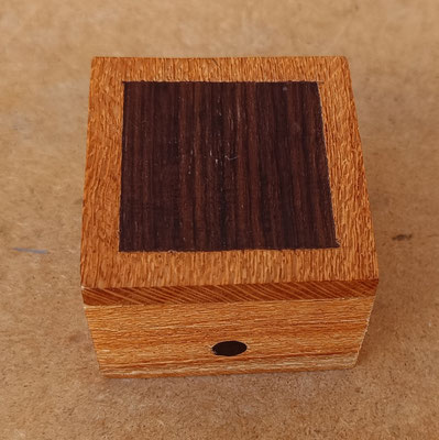 Caja madera. Ref WAP212. 5x5x3,5