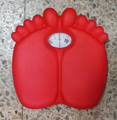Báscula de baño acolchada