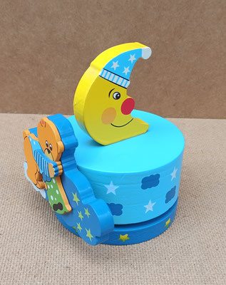 Figura de madera con música y movimiento. Ref 43849. 13x10x10