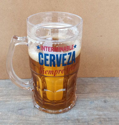 Vaso para cerveza "Siempre fría"