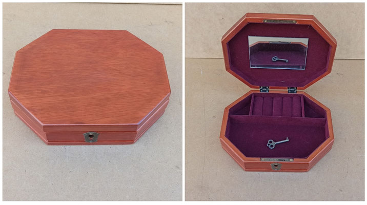 Joyero madera. Ref 504007894. 21x17x6