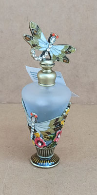 Perfumera cristal y metal esmaltado. Ref 25540