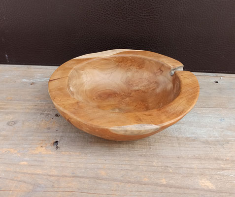 cenicero madera de teca. Ref90769. 19x7 