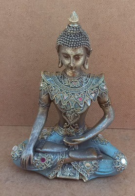 Buda tailandés resina. Ref 12292. 22x16x7
