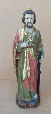 San Judas Tadeo resina. Ref 10/418. 31x10x8
