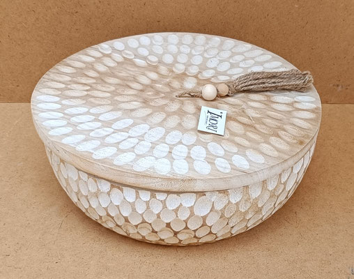Caja madera de paulownia. Ref 15610. 36x35x14