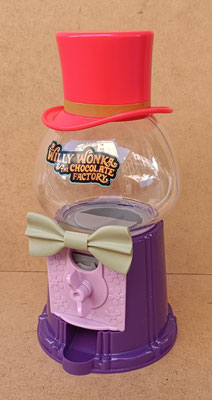Máquina de chicles Willy Wonka. 27x13