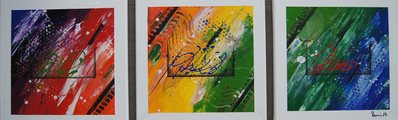 Nr. 53    Acryl  H 40cm x B 120cm    Preis:   Fr.  310.-