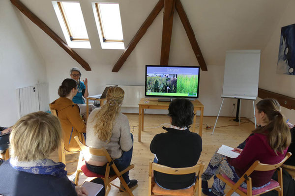 Einführungsvortrag von Birgit Helbig "Warum Naturgarten? Was macht einen Naturgarten aus? Einblick in gebaute Naturgärten"