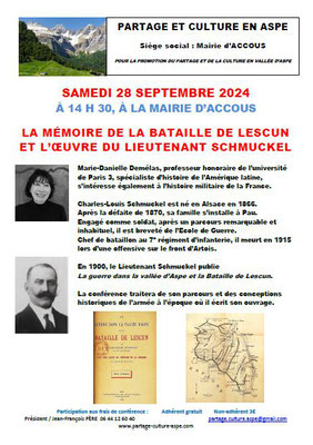 Bataille Lescun et Lt Schmuckel - Marie-Danielle Demélas