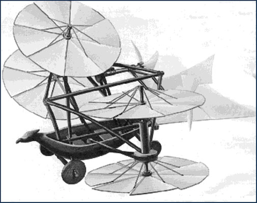 Convertiplane de George Cayley