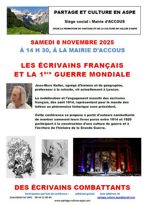 Écrivains français et la 1ère guerre mondiale - Jean-Marc Keller