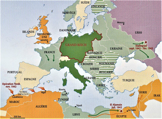 Europe en 1942 - © BPSGM