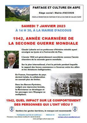 1942, année charnière - Claude Laharie