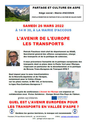 Avenir de l'Europe Transports - Patrick Faucheur