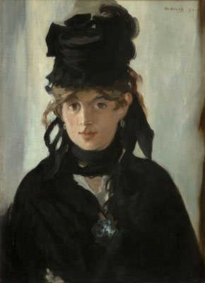 Berthe Morisot au bouquet de violettes - Edouard Manet 1872 - musée d'Orsay