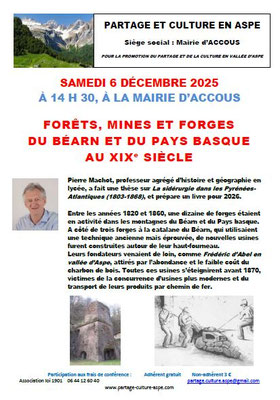 Forêt, mine et forge du Béarn au 19e - Pierre Machot