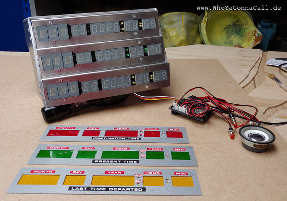 Back to the Future Time Circuit Display