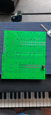 first PCB prototype for amplifiers board