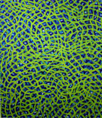 Lines M 3 / 160x140 / Acryl auf Leinwand / 2015