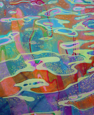 Wasser / 120x100 / Acryl auf Leinwand