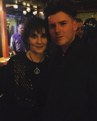 Enya with Colm Gavin (instagram.com/colmgavin). 31.12.2015