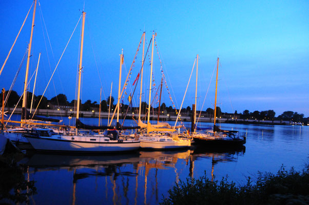 Ansegeln- nachts am Köhlfleet