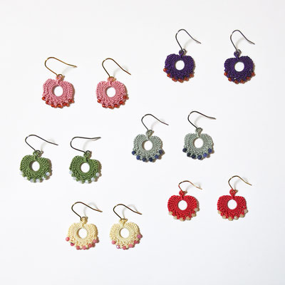 cocco earrings　葵の葉