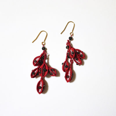 sprout earrings　芽吹き