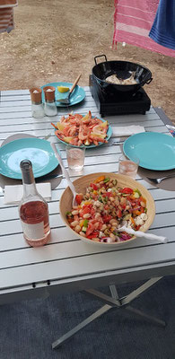 Es gibt wieder mal (gekauften) Fisch 