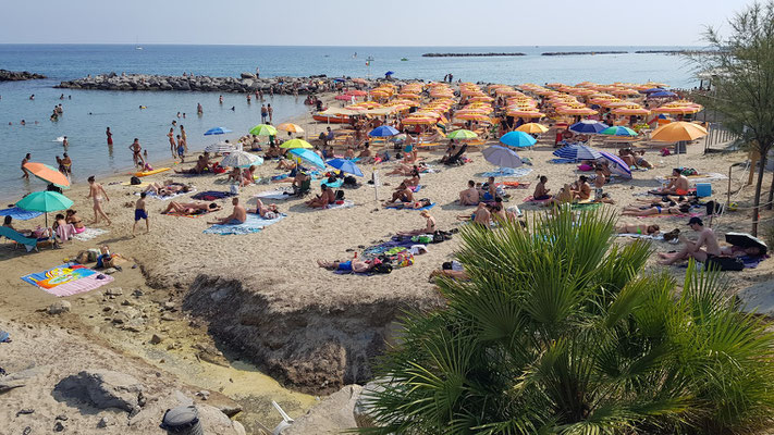 Der einzige Sandstrand