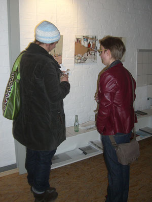 Ausstellungsimpression 'klanges und rheos'  im Turmturm Lippstadt 2008