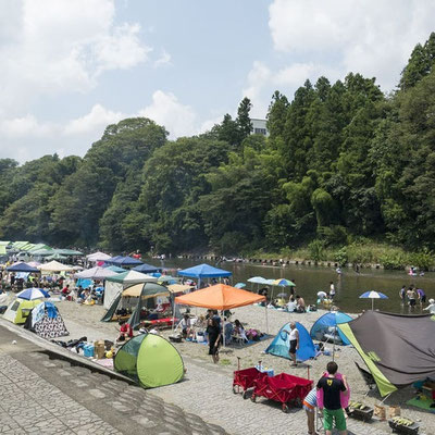川遊び