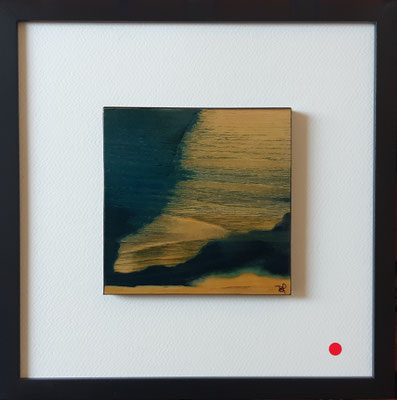 Série nuances n°6 . Marqueterie contemporaine . VENDU 
