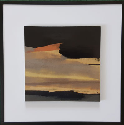 Série " les carrés oniriques " n°5 . Marqueterie contemporaine . 550€