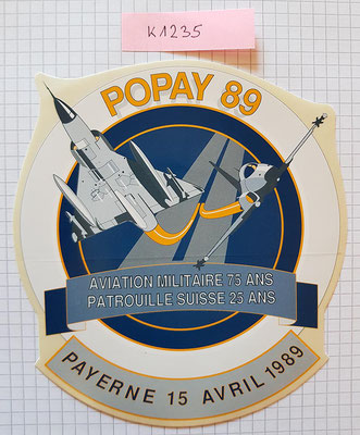 POPAY 89, Payerne, 75 Jahre Luftwaffe