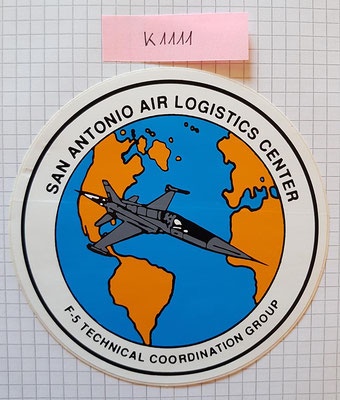 Sehr rarer Sticker! San Antonio Air Logistics Center - F5E 