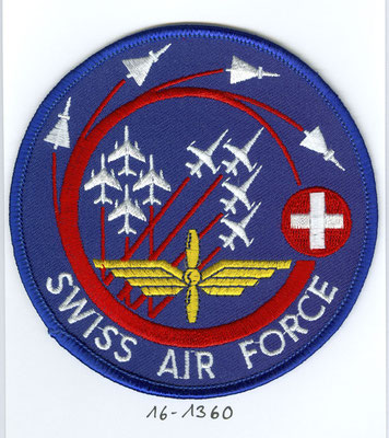 Altes Swiss Air Force Abzeichen mit Mirage, Hunter und F-5 Tiger