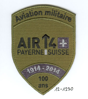Air 14 Airshow - offizielles Abzeichen der Armeeangehörigen, die am Anlass mitgearbeitet haben