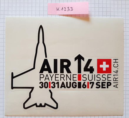 Airshow AIR14 in Payerne. Version Schwarz