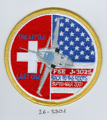 The little last one - F-5E J-3025 zurück an die USA im September 2007 - Beachten Sie die Unterschiede der Varianten! Mit/ohne geändertem Datum!